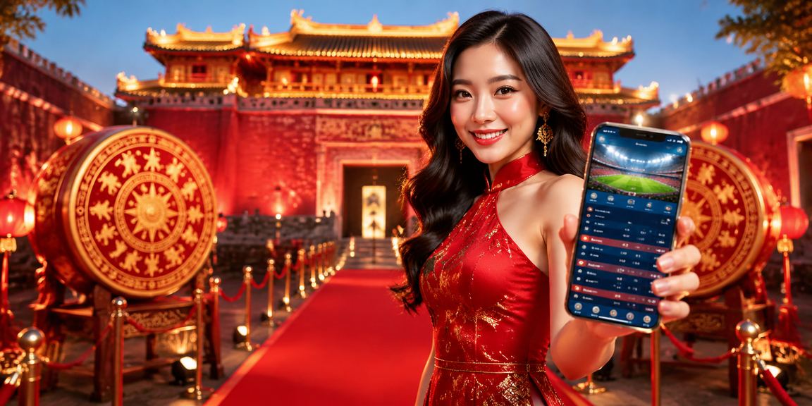 Người hâm mộ thể thao tại lễ hội Huế theo dõi kết quả cược trực tuyến